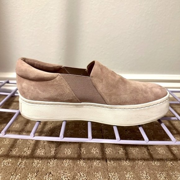 Vince Shoes - Vince Suede Women's Slip On Platform Everyday Sneaker Sz 8 Used Trendy
